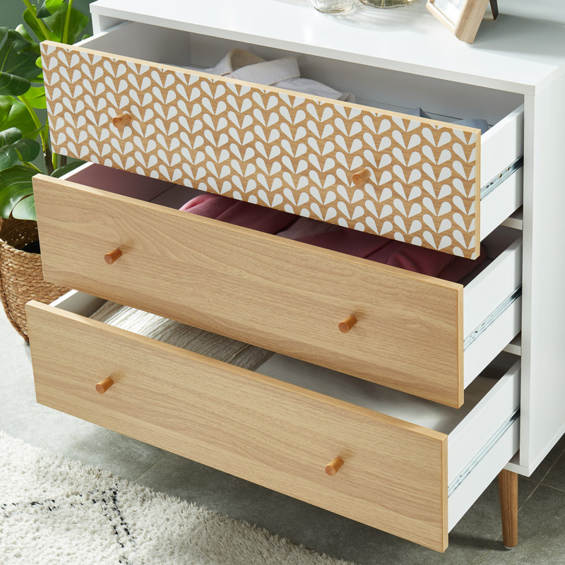 Cromwell 78cm W 3 - Drawer Chest of Drawers