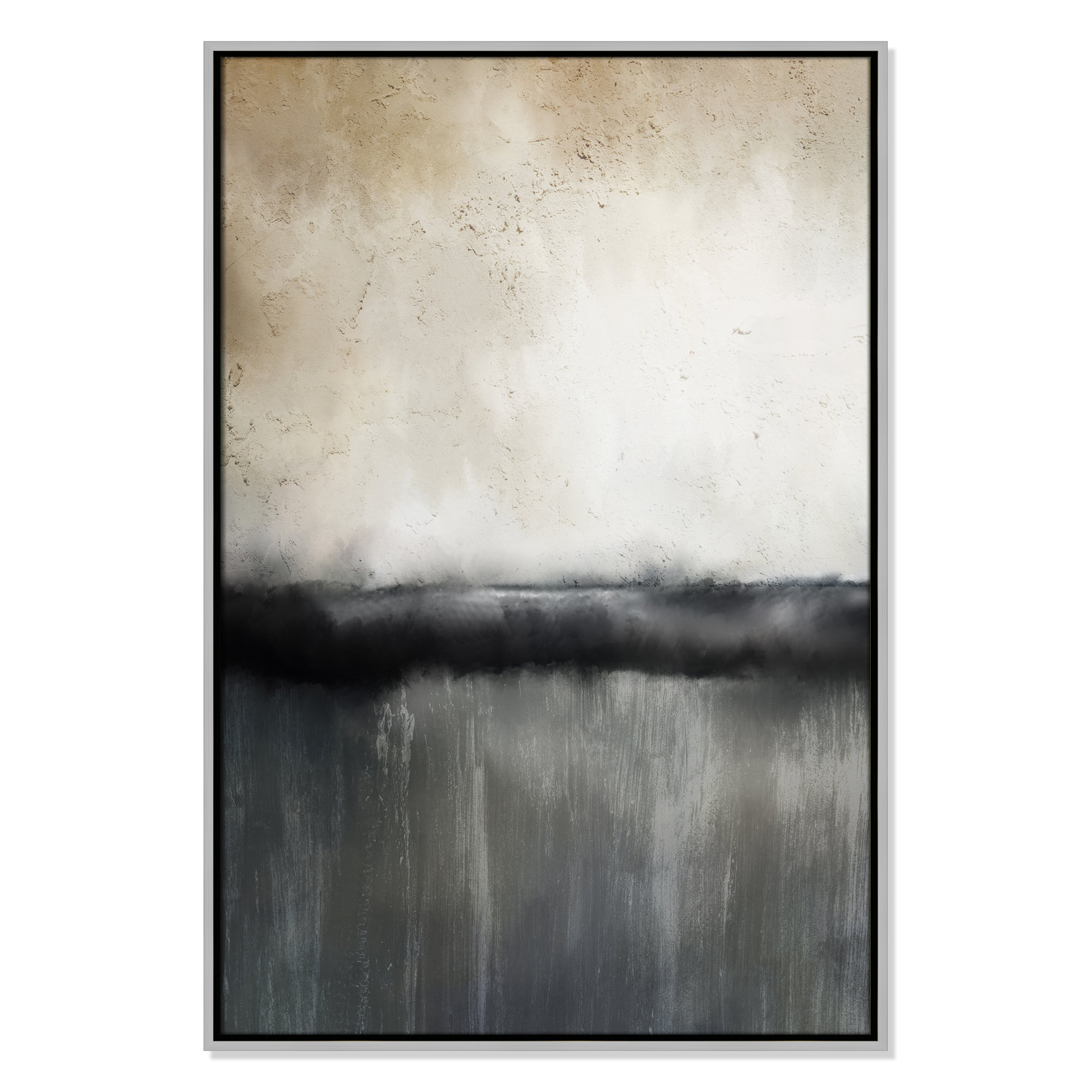 Dorota "Sunset" Print by Kimberly Allen, 37.5" H x 25.5" W, Picture Framed Canvas, Silver