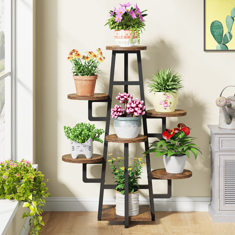 Plant Stand, Black/Brown