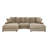 Reversible Modular Corner Sectional with Ottoman