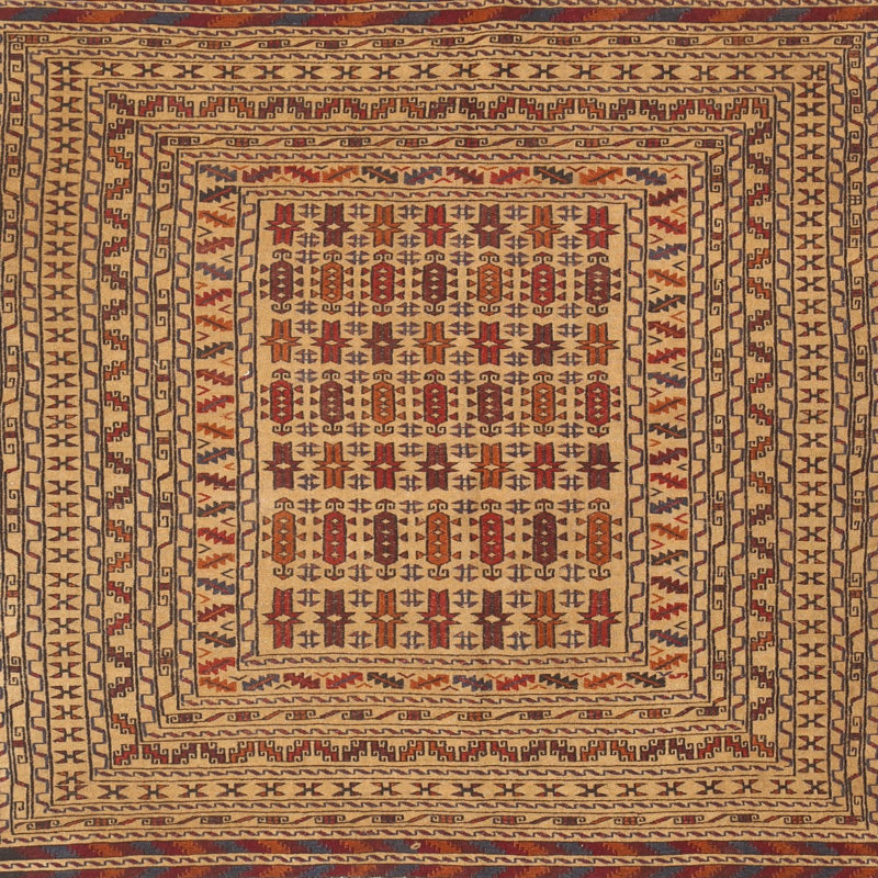 Southwestern Indoor Rug, Round 5'