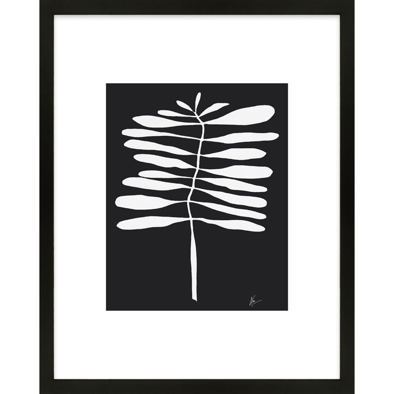 Flora 5 Print by Lee Lessem, Black Framed, 20" H x 16" W x 1.25" D