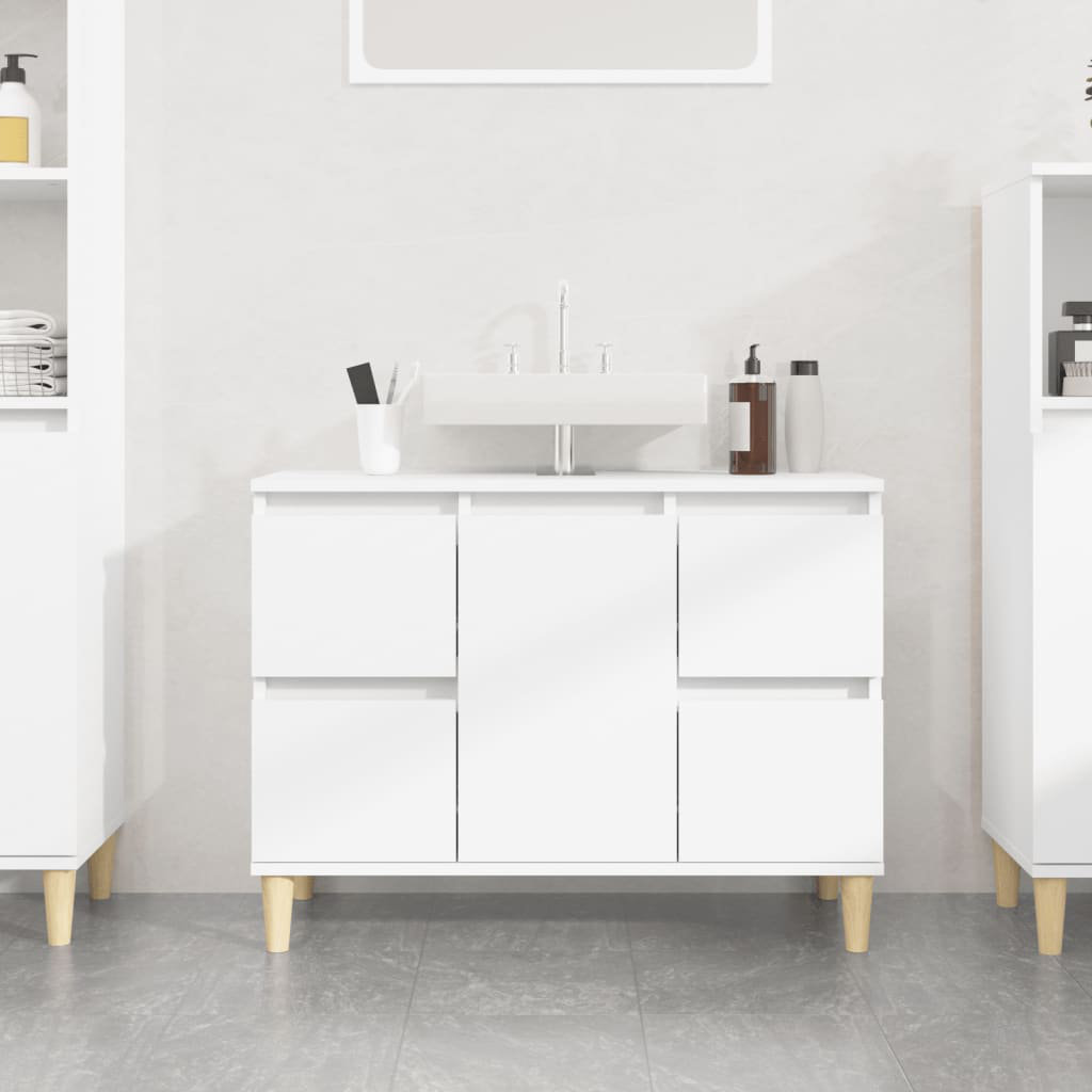 Tonsina 80Cm W x 60Cm H x 33Cm D Free-Standing Bathroom Cabinet