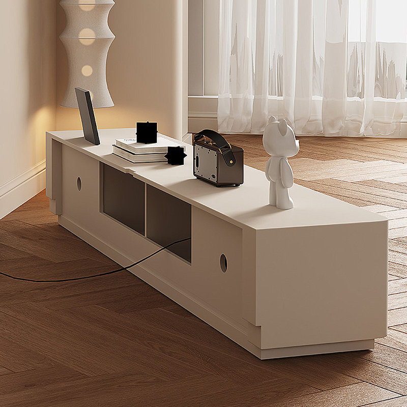 Meuble télé français, H 13,78 po x L 70,87 po x l 15,75 po