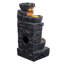 Weather Resistant Floor Fountain with Light