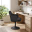 Fauteuil pivotant en cuir Lippa-105239693-105239694
