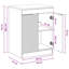 54cm Bathroom Vanity Base Only-1840416995