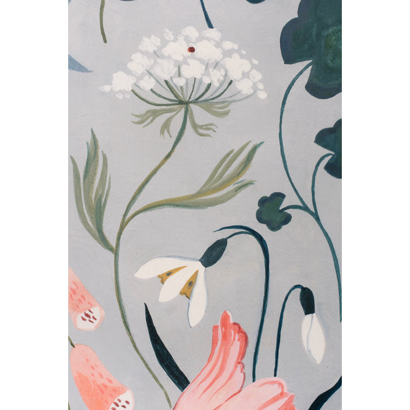 Floral Wallpaper by Kelsey Garrity Riley, Non-Pasted