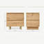 60cm W Manufactured Wood Bedside Table