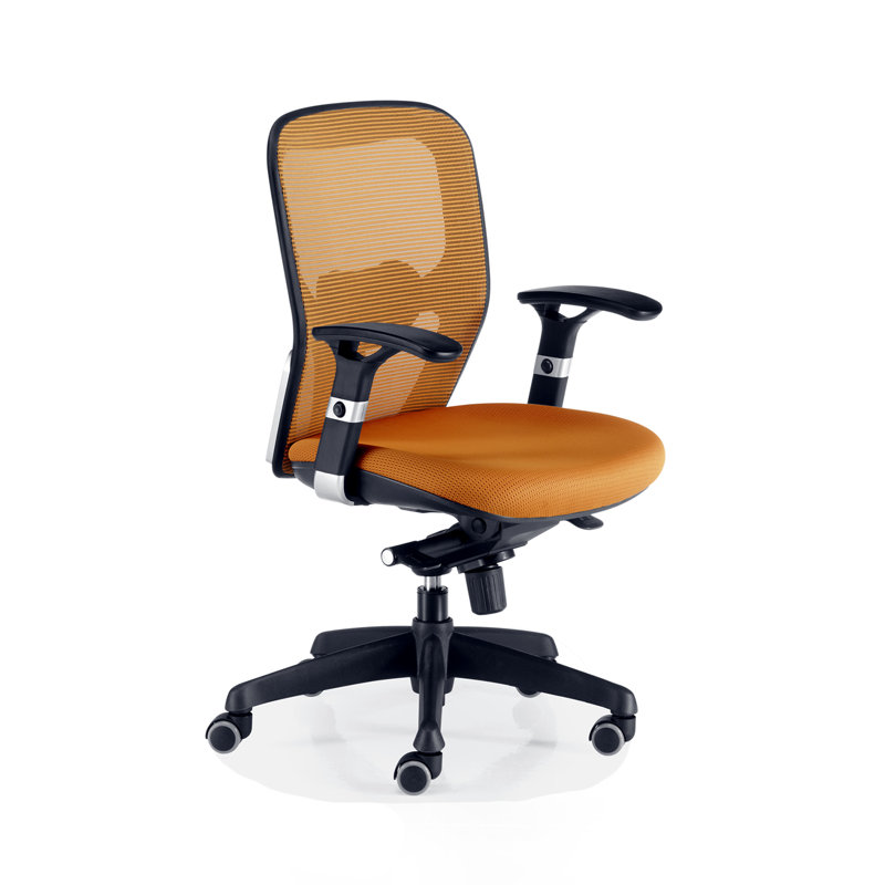 Polyester Blend Office Chair, Orange