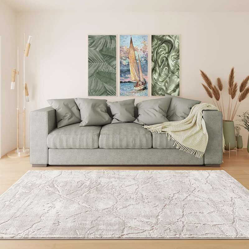Devonae Abstract Plain Weave 160cm X 230cm Area Rug