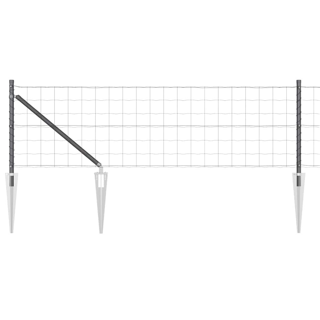 Vidaxl Fence With Posts Steel