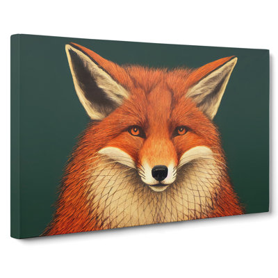 Hopeful Fox - Wrapped Canvas