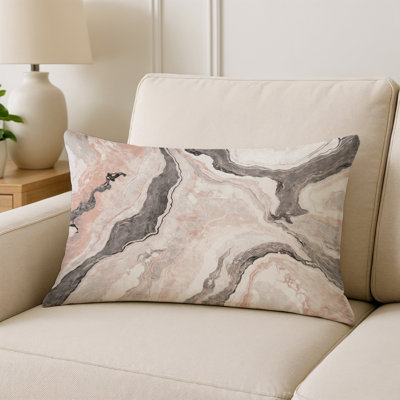 Coussin décoratif intérieur / extérieur bleu Modern Modern