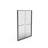 56 - 60"x70" Shower Door, Aluminum Alloy Frame, Double Sliding, 8mm Tempered Glass, Black Hardware, Bathroom, Waterproof, Simple Install Procedure Enclosure, Matte Black, Effortless Way