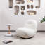 Fauteuil d'appoint pivotant de luxe moderne, fauteuil fleur de glace à dossier serré-915656207