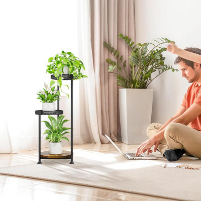 3 Tier Large Plant Stand Indoor Outdoor Clearance
