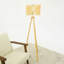 Lampe de lecture sur pied, lampe pour chaise de salon, table de chevet et bureau, lampe sur pied à trois pieds Brillo Naturel