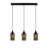 3 - Light Black Kitchen Island Pendant