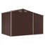 Brason Garden Shed 277x192.5x179 cm Galvanised Steel-1367526794