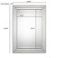 Miroir décoratif biseauté Almyra-480395964