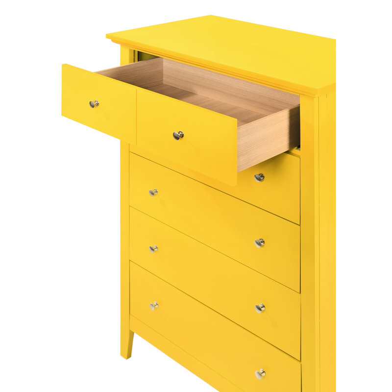 Commode jaune pour le garage - Organise vos outils avec un design élégant ajoute une touche de classe