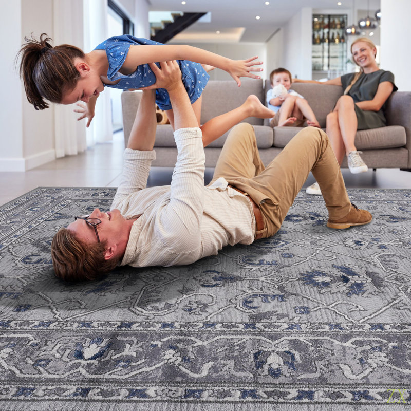 Collection 2X8 //Oriental Non-Shedding Living Room Bedroom Dining Home Office Stylish And Stain Resistant Area Rug