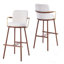 Tabouret de bar rembourré avec structure en métal