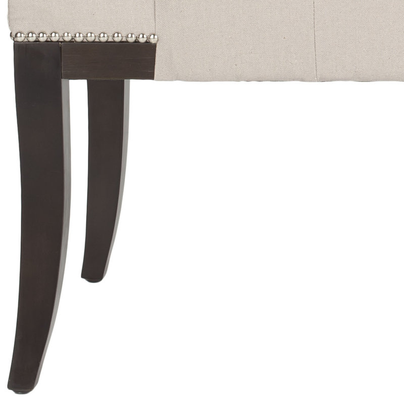 Banc en similicuir Gibbons, Taupe