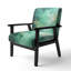 Emerald Euphoria I - Fauteuil rembourré moderne