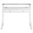 2-Drawer Writing Desk, Glossy White and Chrome-1812447082