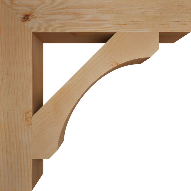 Support de bloc lisse H 3 po x l 3 1/2 po x P 24 po x H 24 po, Sapin de Douglas, Lisse, H 24 po x l 3,5 po x P 24 po