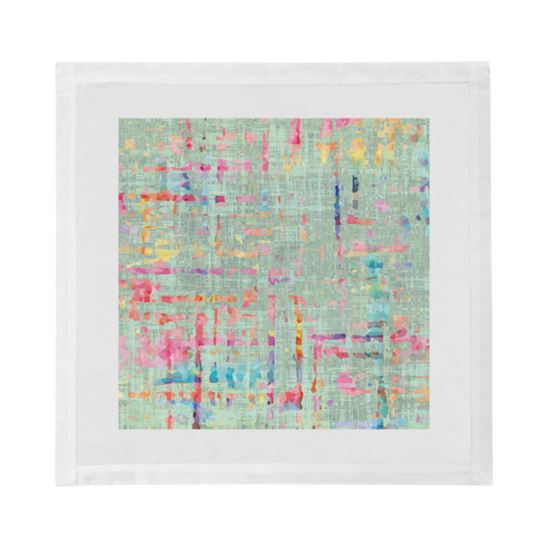 Coco Hemstitch 22" Linen/Cotton Napkin, Mint