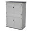 Armoire extérieure, armoire de rangement pour garage, rangement pour équipement de jardin en résine antirouille