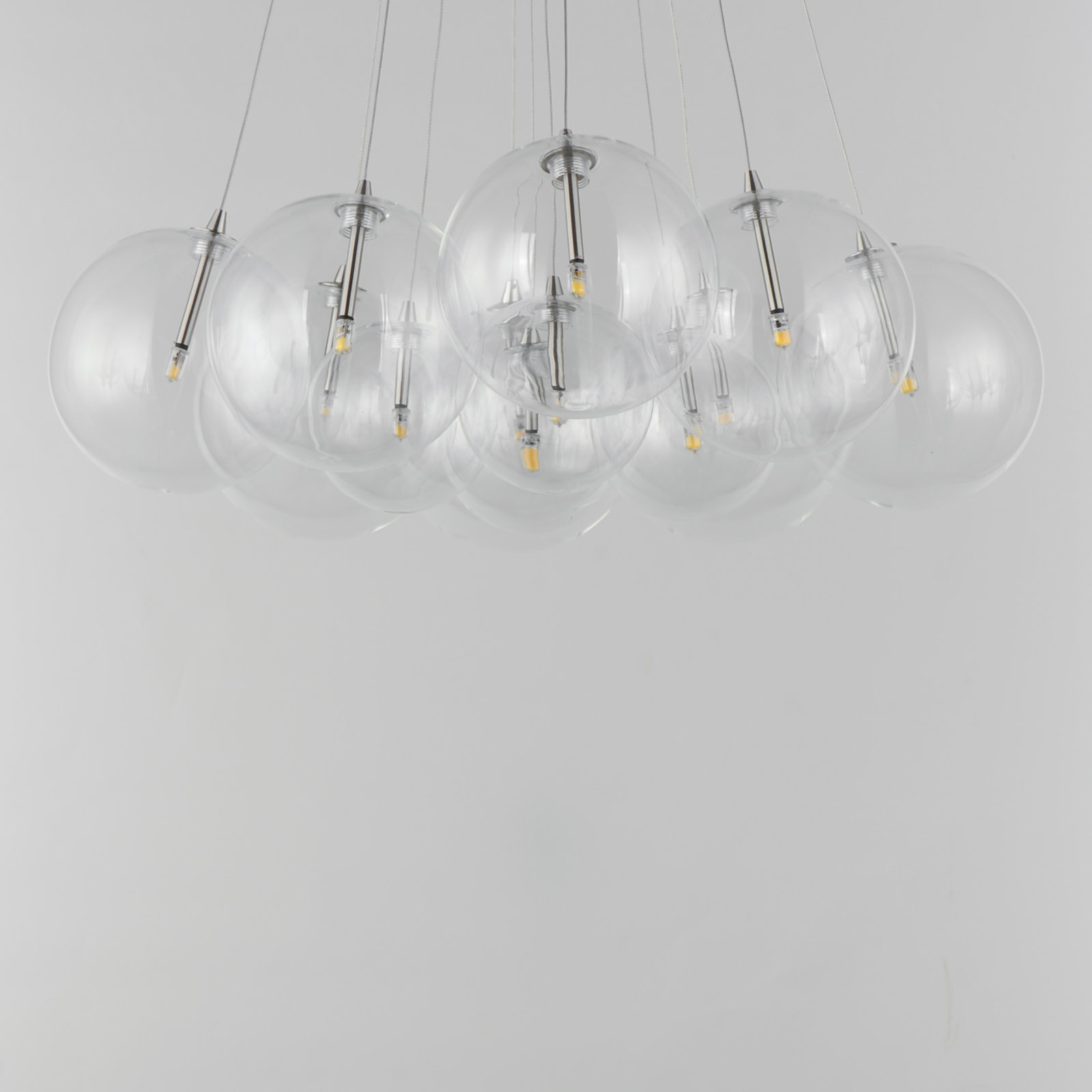 Celica 12 Light Pendant, Satin Nickel