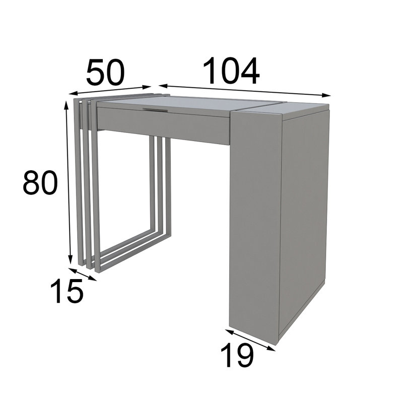 Maitane Dressing Table with Mirror