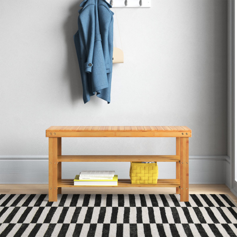 Banc de rangement Babb, Naturel