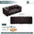 Modern 2-Seater Loveseat with 2 Pillows