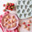 Nordic Ware 1.8 Cup Non-Stick Strawberry Bitelet Pan