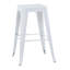 Tabouret à hauteur de comptoir 30 po, ensemble de 4 tabourets de bar en métal sans dossier, non empilable, amovible et facile à assembler, permettant d'économiser de l'espace pour un îlot de cuisine / bar / café / salle à manger-591688211-591688218-591688221