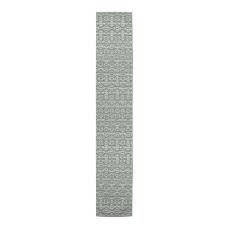 Chemin de table Forada, 90 po x 16 po, Vert
