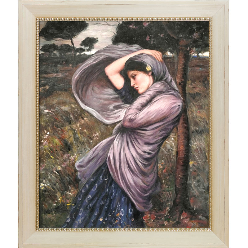 « alésageas » par john william waterhouse, peinture sur toile encadrée, H 28,5 po x l 24,5 po x P 2 po, Constantine