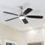 Ventilateur de plafond moderne à 5 pales avec lumière DEL et télécommande Derick-369074901-381123692
