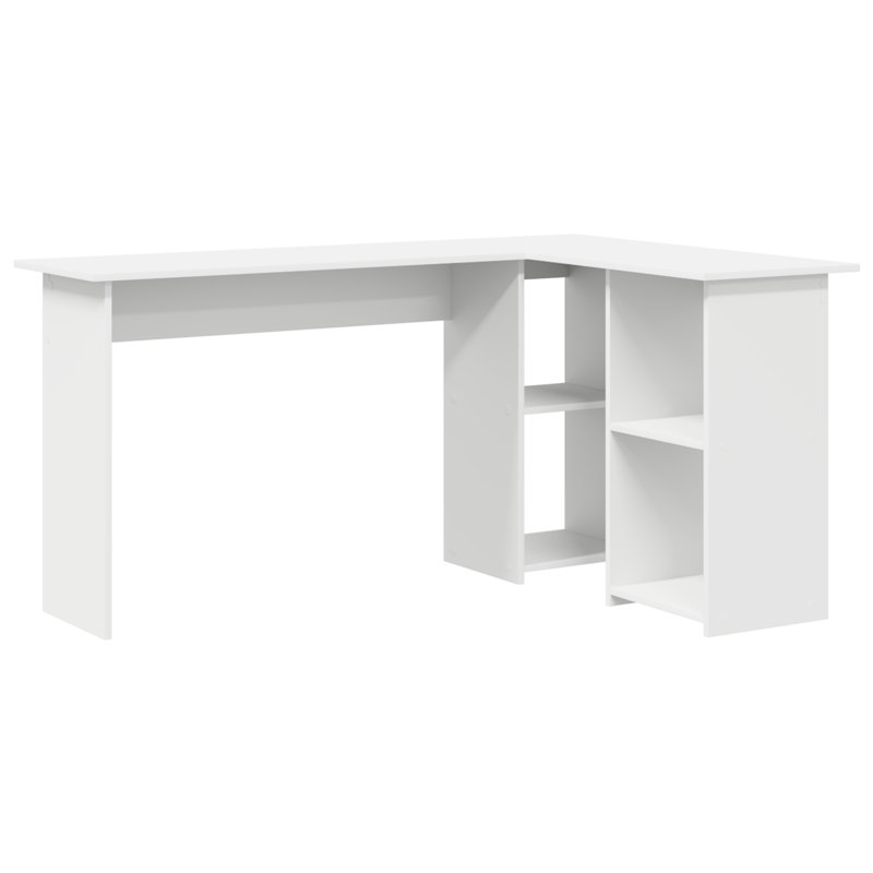 Desk Engineered Wood Medium Desk, White