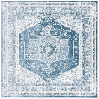 Lowrey Ivory Gray/Blue Rug