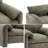 Modern Style Chenille Oversized Armchair Accent Chair Single Sofa Lounge Chair 38.6'' W for Living Room-865451910