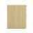 Clive 22" Mid-Century Modern 2-Drawer Nightstand in Natural and Gold-1922606199