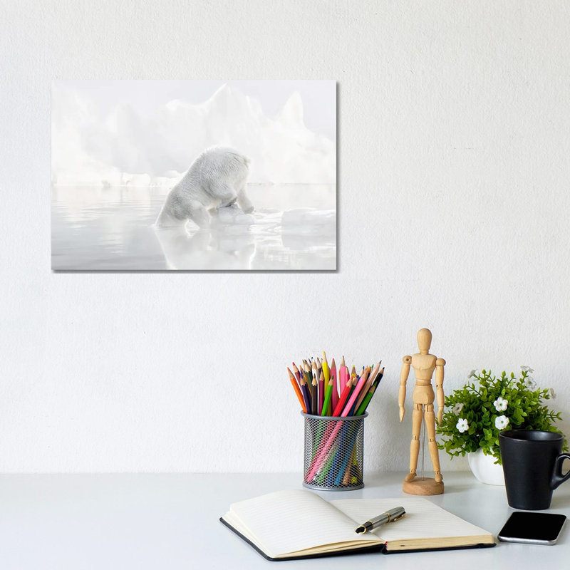 Going For A Swim by Lars Van De Goor - Wrapped Canvas Print, 20.32 cm H x 30.48 cm W