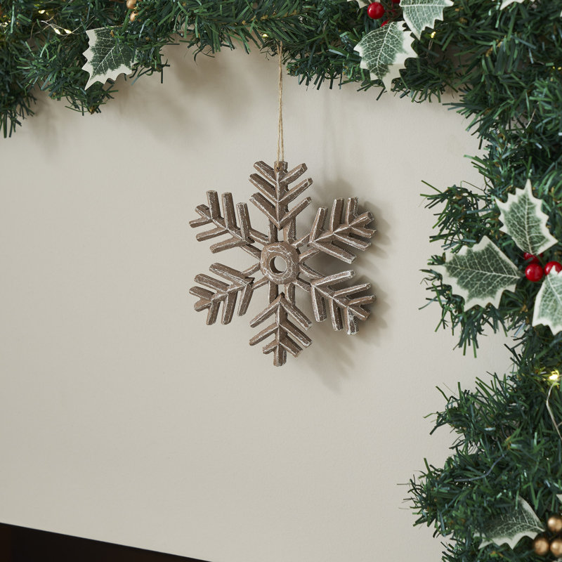 Ornement en forme de flocon de neige - 6 po