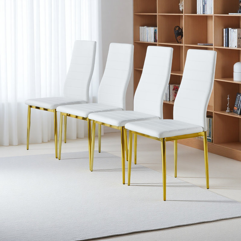 Ensemble de 4 chaises, Blanc